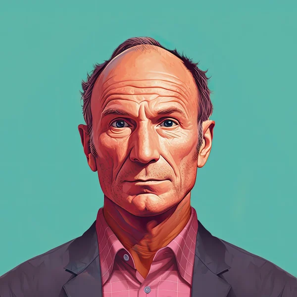 Tim Berners-lee Famous faces Poster Print