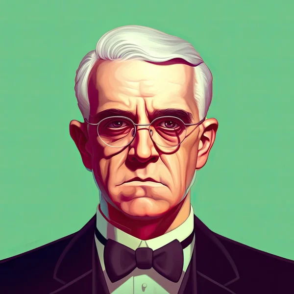 Alexander Flemming Famous faces Poster Print
