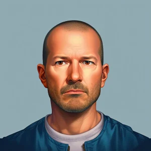 Jony Ive Famous faces Poster Print