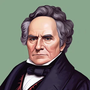 Charles Babbage Famous faces Poster Print