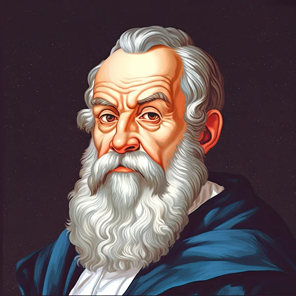 Galileo Galilei Famous faces Poster Print