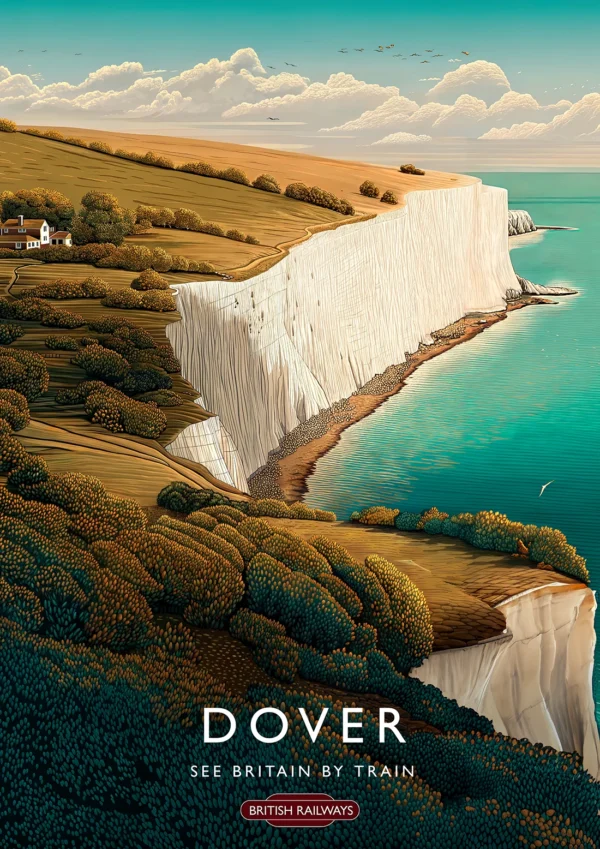 Dover Vintage travel Poster Print