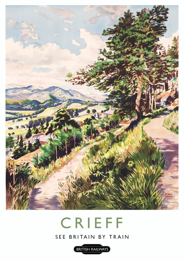 Crieff Vintage travel Poster Print