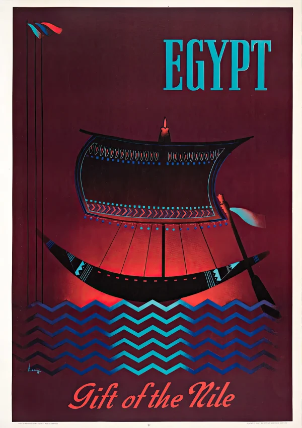 Egypt Vintage travel Poster Print