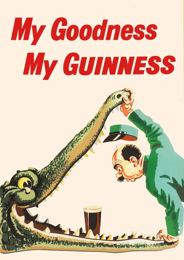 My goodness my Guinness Vintage adverts Poster Print