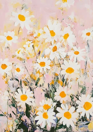 Daisies Nature Poster Print