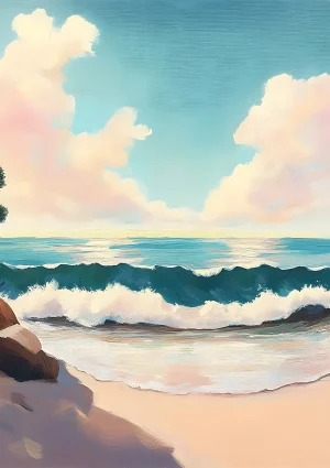 Coast Nature Poster Print