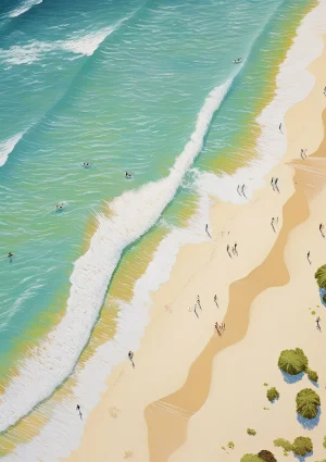 The Beach #1 Nature Poster Print