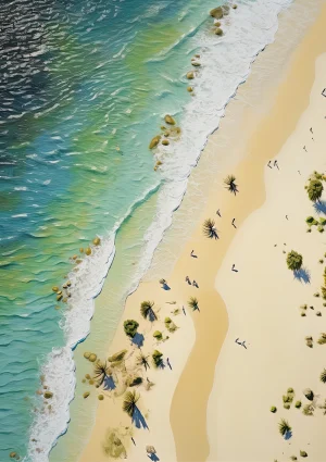 The Beach #2 Nature Poster Print