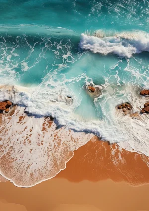 The Beach #3 Nature Poster Print