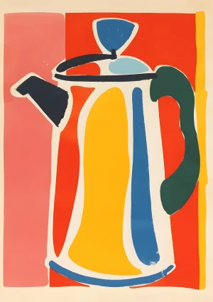 Coffee pot Food & drink Poster Print