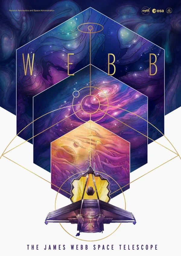 James Webb telescope Space & Sci-Fi Poster Print