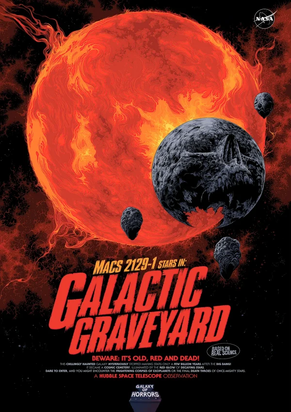 Galactic Graveyard - NASA Space & Sci-Fi Poster Print