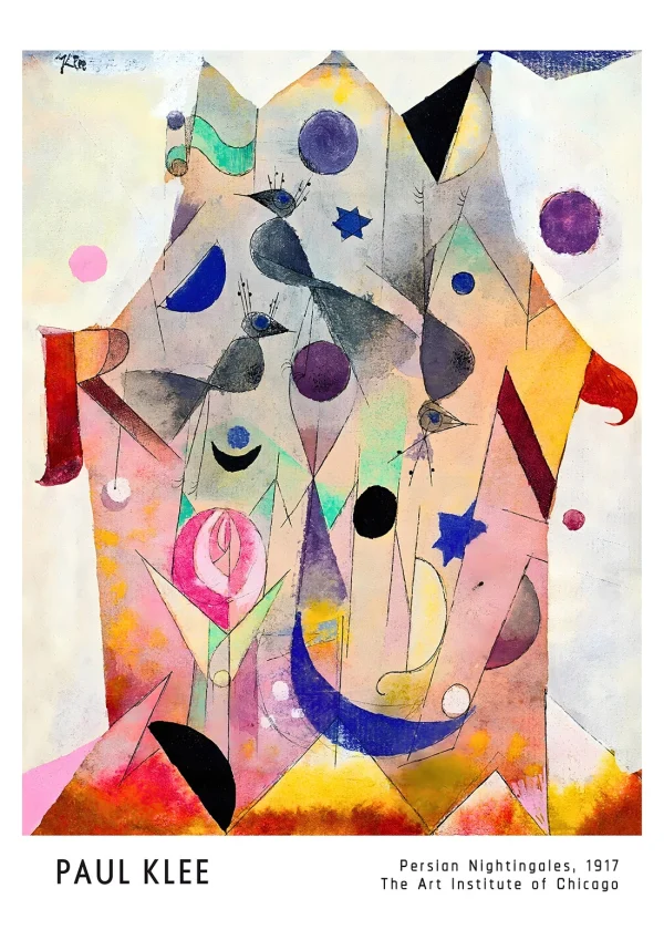 Persian Nightingales Artworks Paul Klee Poster Print