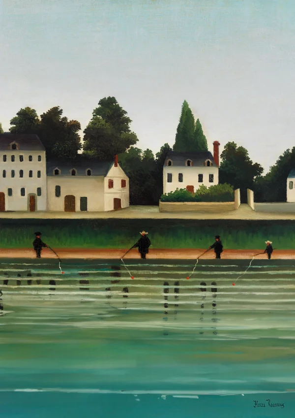 Four fishermen Artworks Henri Rousseau Poster Print