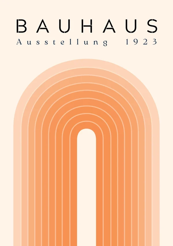 Bauhaus arches Bauhaus Poster Print
