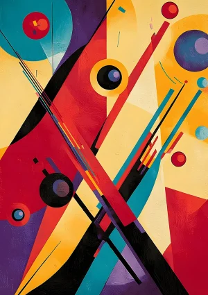 Abstract geometric Abstract Poster Print