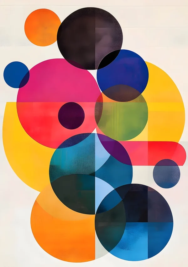 Abstract colour Abstract Poster Print
