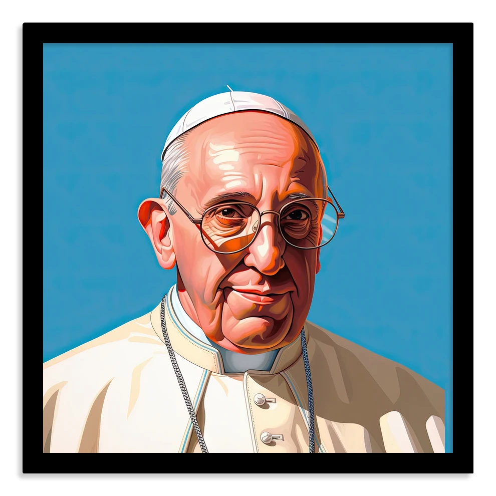 Pope Francis print – Plume Prints