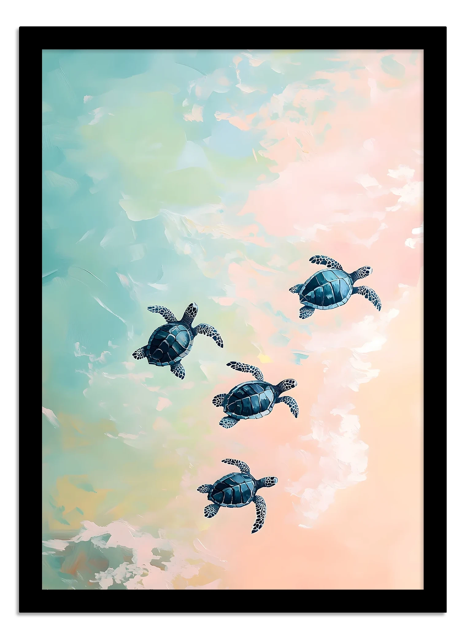 Turtles print – Plume Prints