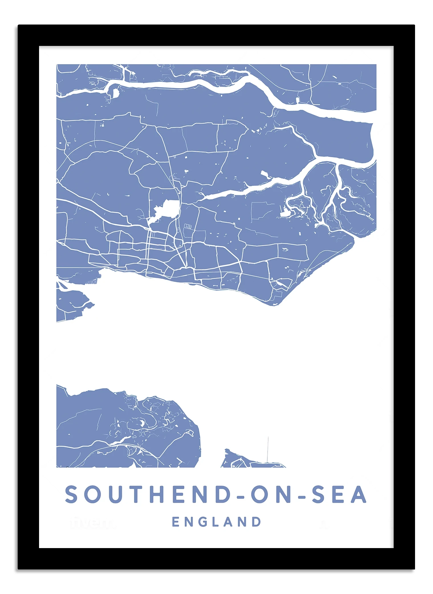 Southend-on-Sea, England - Map