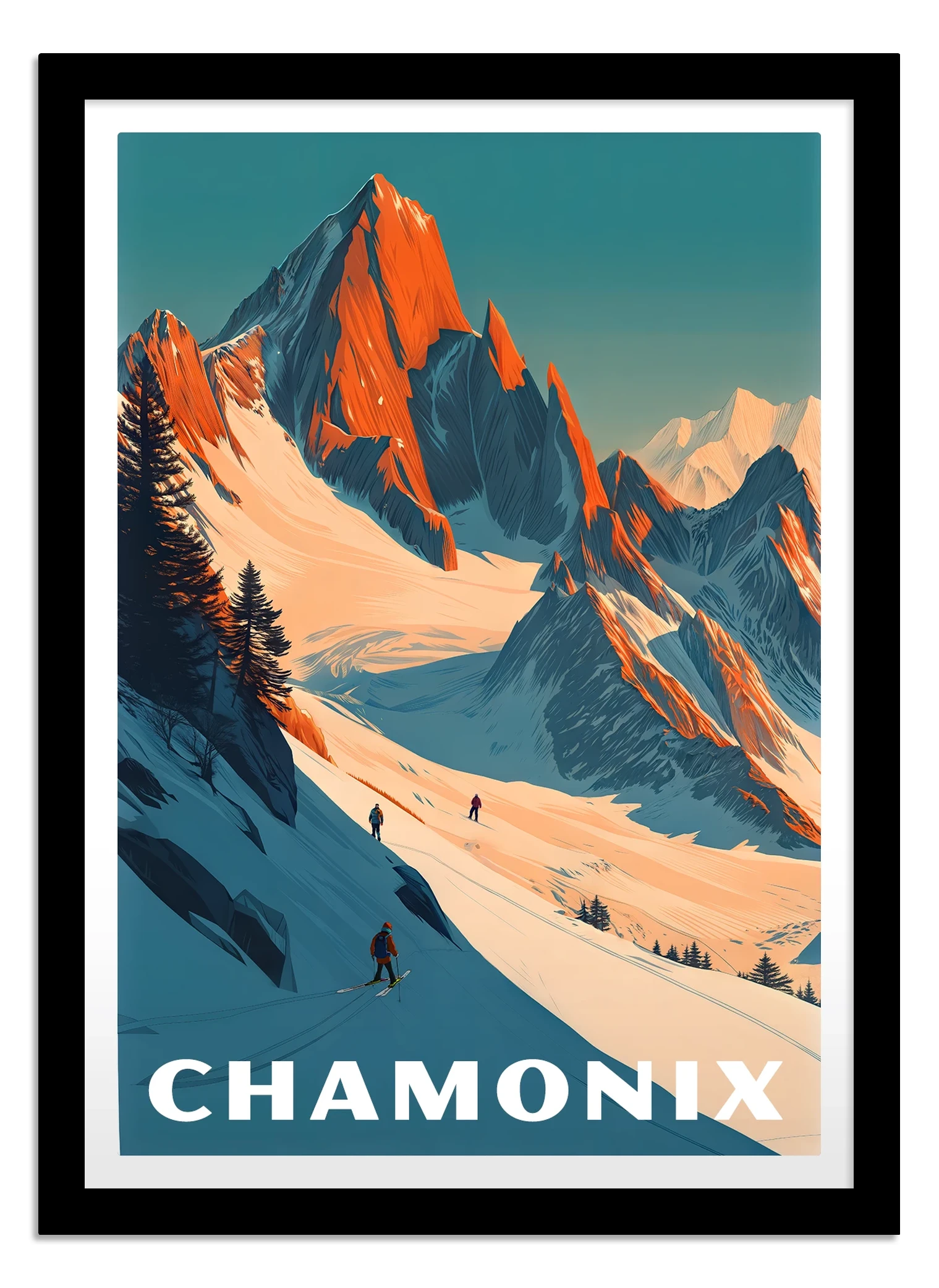 Chamonix print – Plume Prints