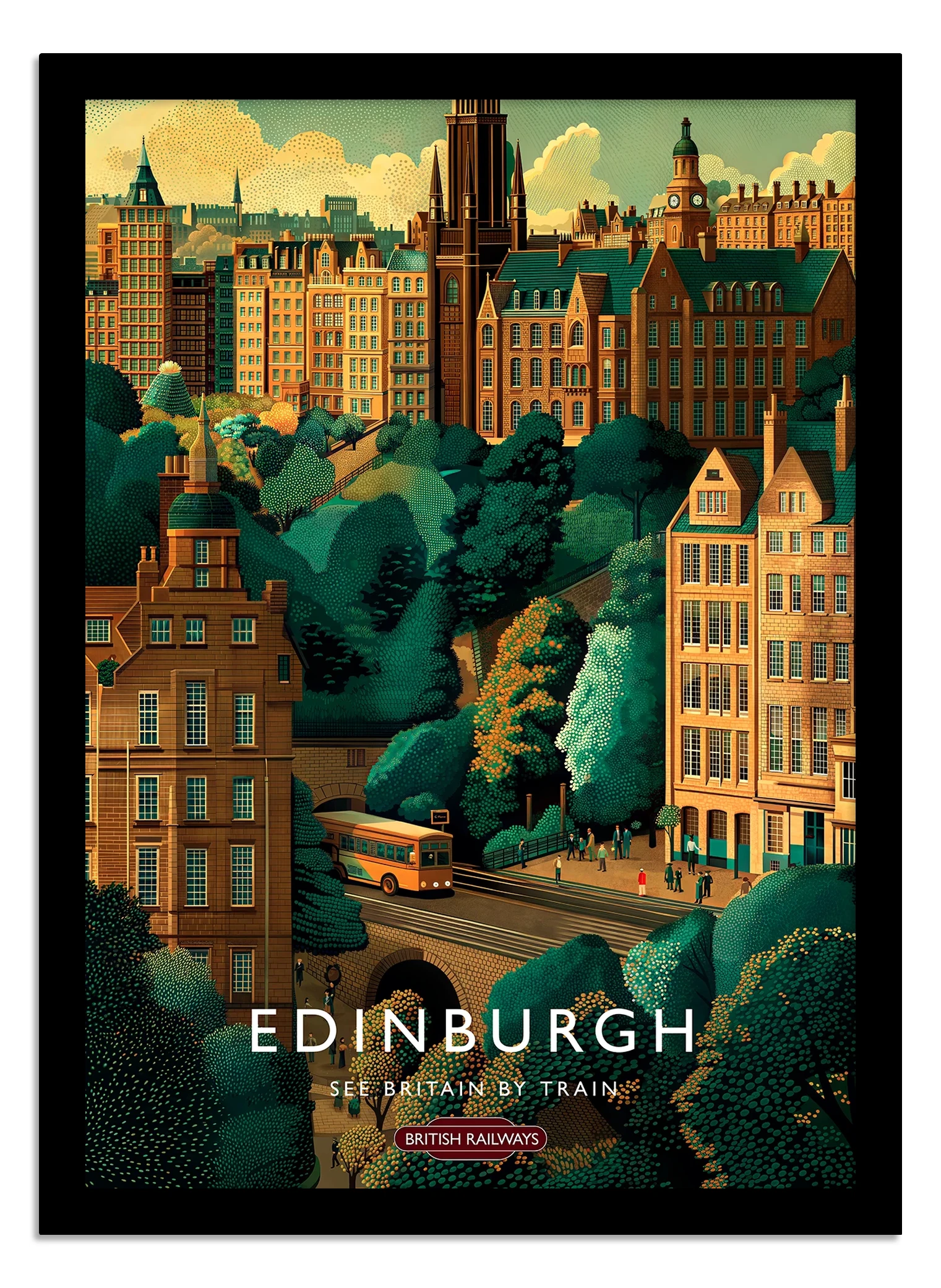 Edinburgh print – Plume Prints
