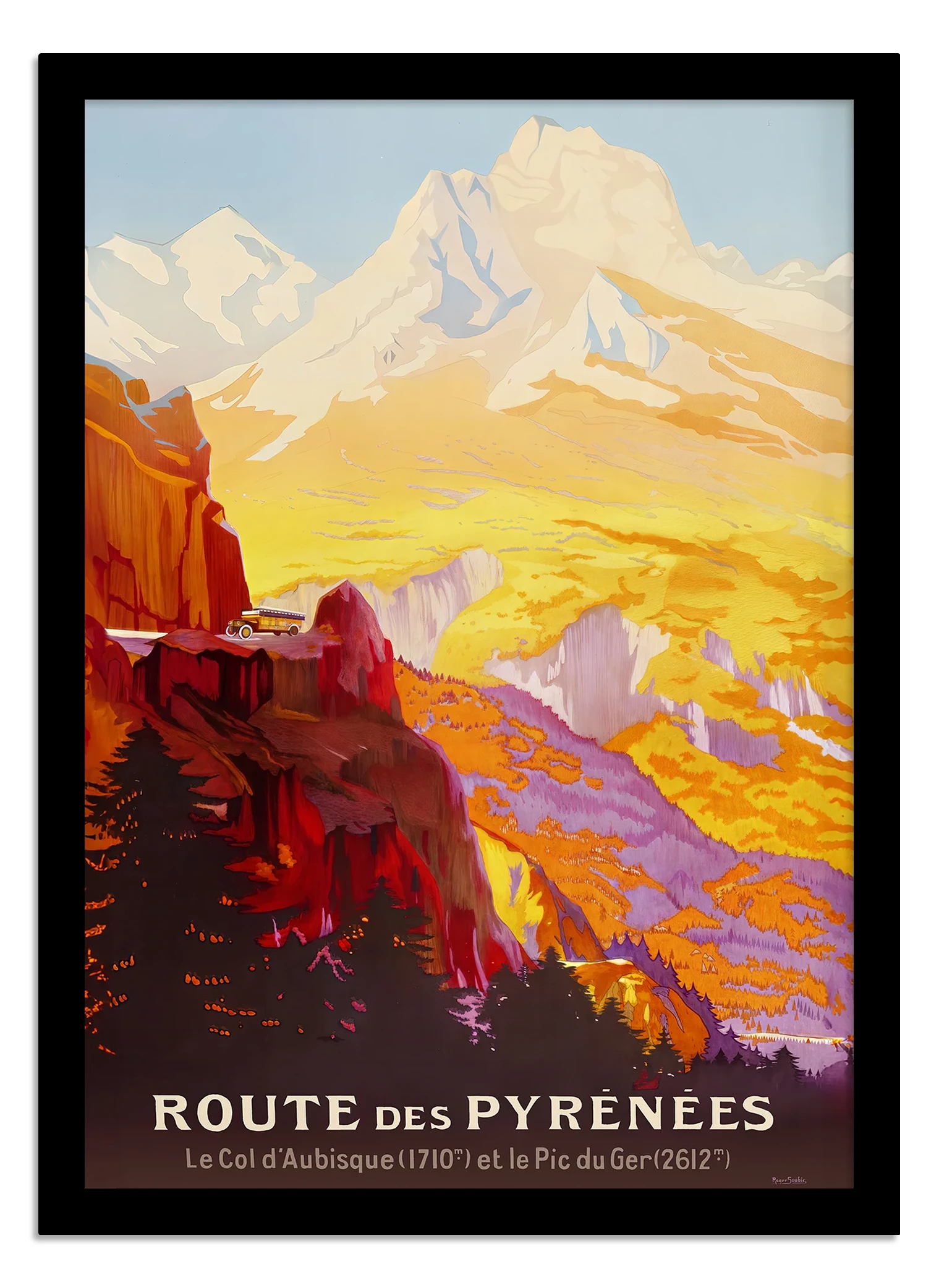 The Pyrenees print – Plume Prints