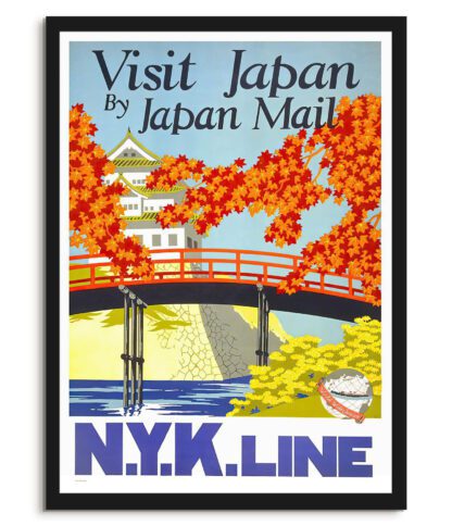 Visit Japan by Japan mail - Vintage travel