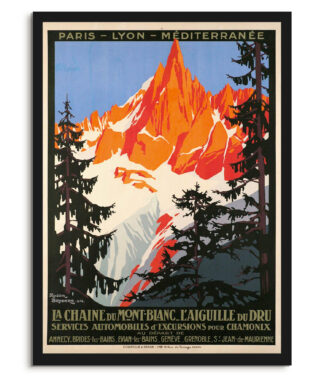 Chamonix Mont Blanc - Vintage travel