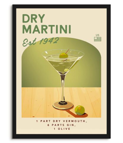 Dry martini cocktail - Food & drink