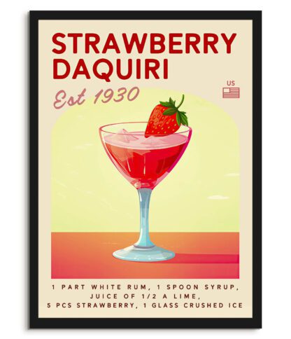 Strawberry daquiri cocktail - Food & drink