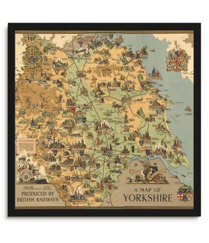 Map of Yorkshire - Maps
