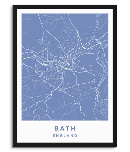 Bath, England - Map