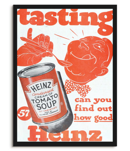 Tasting Heinz - Vintage advert