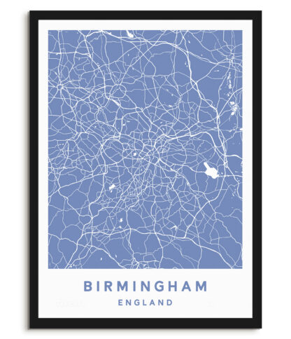 Birmingham, England - Map