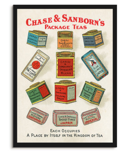 Package teas - Vintage advert
