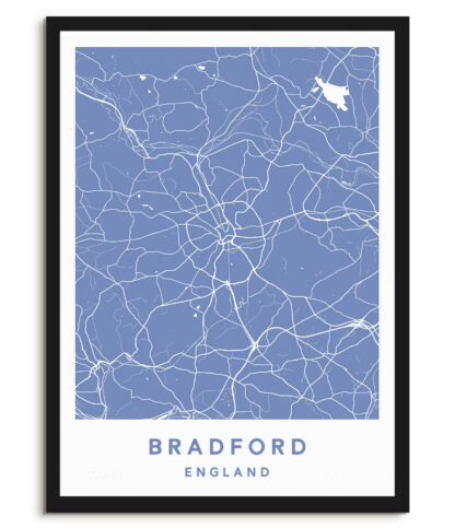 Bradford, England - Map