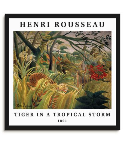 Tiger in a tropical storm - Henri Rousseau