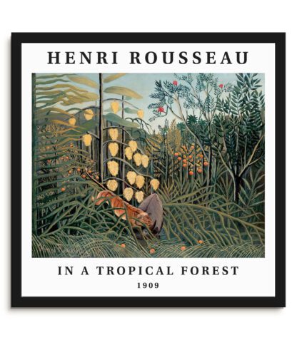In a tropical forest - Henri Rousseau