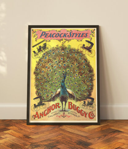 Peacock style buddies - Vintage advert - Image 2