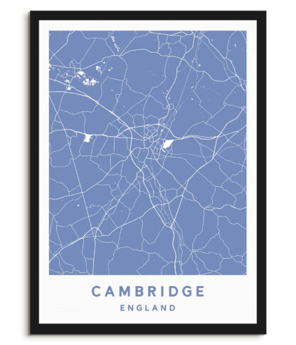Cambridge, England - Map