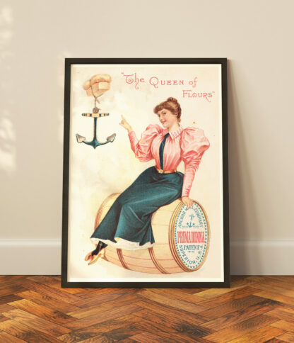 The Queen of flour - Vintage advert - Image 2