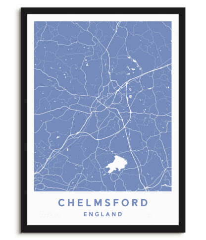 Chelmsford, England - Map