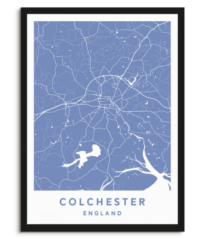 Colchester, England - Map