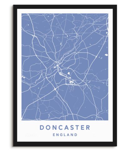 Doncaster, England - Map