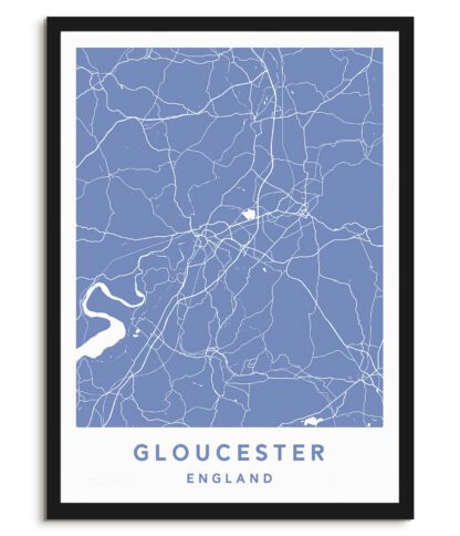 Gloucester, England - Map