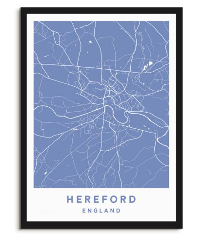 Hereford, England - Map