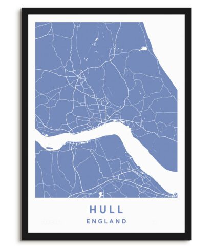 Hull, England - Map