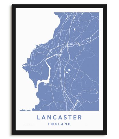 Lancaster, England - Map
